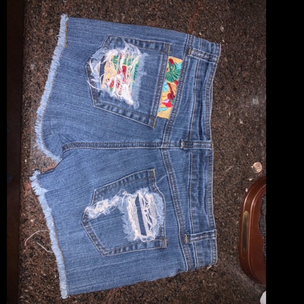 Blue Jeans and Rock & Roll Dollhouse shorts